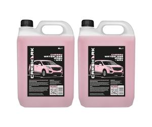 CARSHARK Waterless Wash & Wax 2 x 5 Litre, with Carnauba Wax, Cherry Blossom, Pink