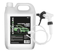 CARSHARK Waterless Wash & Wax 5L with Long Hose Trigger, Contains Carnauba Wax