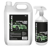 CARSHARK Waterless Wash & Wax Original 1L spray with 5L refill contains Carnauba Wax