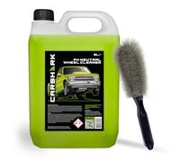 CARSHARK Wheel Cleaning Kit, PH Neutral Wheel CLeaner 5 Litre, Wheel Brush (Black)