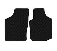 Carsio Car Mats 2pc Set For Vauxhall Combo C 2001-2006 Tailored Fit Rubber Floor Mat Complete Accessory Black Custom Fitted - Anti-Slip Backing, Heavy Duty & Waterproof