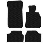 Carsio Car Mats 4pc Set For BMW 1 Series E87 2003-12 Tailored Fit Rubber Floor Mat Complete Accessory Black Custom Fitted - Anti-Slip Backing, Heavy Duty & Waterproof
