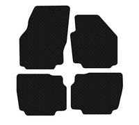 Carsio Car Mats 4pc Set For Ford Mondeo 2007-2013 Tailored Fit Rubber Floor Mat Complete Accessory Black Custom Fitted - Anti-Slip Backing, Heavy Duty & Waterproof