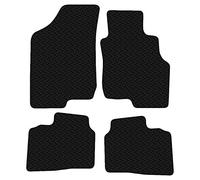 Carsio Car Mats 4pc Set For Kia Cee'D 2009-2012 Tailored Fit Rubber Floor Mat Complete Accessory Black Custom Fitted - Anti-Slip Backing, Heavy Duty & Waterproof