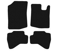 Carsio Car Mats 4pc Set For Peugeot 107 2005-2016 Tailored Fit Rubber Floor Mat Complete Accessory Black Custom Fitted - Anti-Slip Backing, Heavy Duty & Waterproof