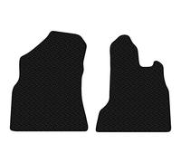 Carsio Car Mats 4pc Set For Peugeot Partner 2008-2014 Tailored Fit Rubber Floor Mat Complete Accessory Black Custom Fitted - Anti-Slip Backing, Heavy Duty & Waterproof