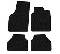Carsio Car Mats 4pc Set For Vauxhall Meriva A 2005-2010 Tailored Fit Rubber Floor Mat Complete Accessory Black Custom Fitted - Anti-Slip Backing, Heavy Duty & Waterproof