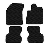 Carsio Car Mats For Alfa Romeo Giulietta 2016+ Automatic 3mm 4pc Set Tailored Fit Rubber Floor Mat Complete Accessory Black Custom Fitted - Anti-Slip Backing, Heavy Duty & Waterproof
