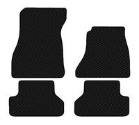 Carsio Car Mats For Audi A5 Sportback 2017 Onwards 3mm 4pc Set Tailored Fit Rubber Floor Mat Complete Accessory Black Custom Fitted - Anti-Slip Backing, Heavy Duty & Waterproof