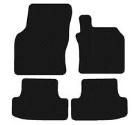 Carsio Car Mats For Audi Q2 2016+ Onwards 3mm 4pc Set Tailored Fit Rubber Floor Mat Complete Accessory Black Custom Fitted - Anti-Slip Backing, Heavy Duty & Waterproof