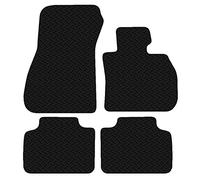 Carsio Car Mats For BMW 2 Series Active Tourer 2014+ 3mm 4pc Set Tailored Fit Rubber Floor Mat Complete Accessory Black Custom Fitted - Anti-Slip Backing, Heavy Duty & Waterproof