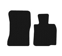 Carsio Car Mats For BMW Z4 E89 Convertible 2010 to 2016 3mm 2pc Set Tailored Fit Rubber Floor Mat Complete Accessory Black Custom Fitted - Anti-Slip Backing, Heavy Duty & Waterproof