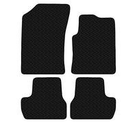 Carsio Car Mats For Citroen C3 2010 to 2016 3mm 4pc Set Tailored Fit Rubber Floor Mat Complete Accessory Black Custom Fitted - Anti-Slip Backing, Heavy Duty & Waterproof