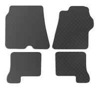 Carsio Car Mats For Ferrari California 2008-2014 Tailored Fit Rubber Floor Mat Set Complete Accessory Black Custom Fitted - Anti-Slip Backing, Heavy Duty & Waterproof