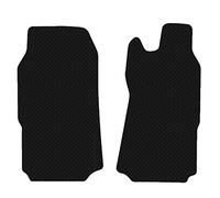 Carsio Car Mats For Ford Transit Van 2010-2014 3mm 2pc Set Tailored Fit Rubber Floor Mat Complete Accessory Black Custom Fitted - Anti-Slip Backing, Heavy Duty & Waterproof