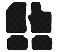 Carsio Car Mats For Jeep Renegade 2015 onwards 3mm 4pc Set Tailored Fit Rubber Floor Mat Complete Accessory Black Custom Fitted - Anti-Slip Backing, Heavy Duty & Waterproof