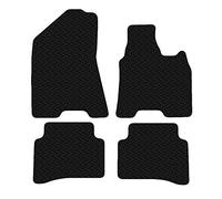 Carsio Car Mats For Kia Sportage 2016 to 2020 3mm 4pc Set Tailored Fit Rubber Floor Mat Complete Accessory Black Custom Fitted - Anti-Slip Backing, Heavy Duty & Waterproof