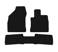 Carsio Car Mats For Lexus CT200H 2010+ Onwards 3mm 4pc Set Tailored Fit Rubber Floor Mat Complete Accessory Black Custom Fitted - Anti-Slip Backing, Heavy Duty & Waterproof