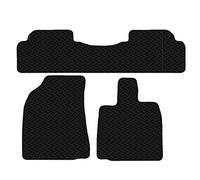 Carsio Car Mats For Lexus RX450H 2009 to 2013 3mm 3pc Set Tailored Fit Rubber Floor Mat Complete Accessory Black Custom Fitted - Anti-Slip Backing, Heavy Duty & Waterproof