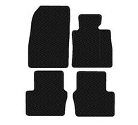 Carsio Car Mats For Mazda 2 2015 Onwards 3mm 4pc Set Tailored Fit Rubber Floor Mat Complete Accessory Black Custom Fitted - Anti-Slip Backing, Heavy Duty & Waterproof
