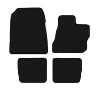 Carsio Car Mats For Toyota IQ 2009+ Onwards 3mm 4pc Set Tailored Fit Rubber Floor Mat Complete Accessory Black Custom Fitted - Anti-Slip Backing, Heavy Duty & Waterproof