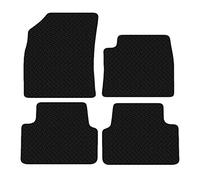 Carsio Car Mats For Vauxhall Crossland X 2017+ 3mm 4pc Set Tailored Fit Rubber Floor Mat Complete Accessory Black Custom Fitted - Anti-Slip Backing, Heavy Duty & Waterproof