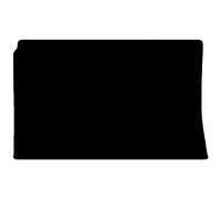 Carsio Carpet Boot Liner Mat For Fiat Qubo 2009+ Onwards Tailored Fit Floor Mat Set Complete Accessory Black Custom Fitted - All Weather, Anti-Slip Backing & Black Trim