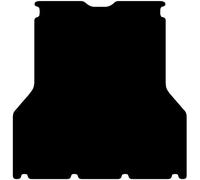 Carsio Carpet Boot Liner Mat For Vauxhall Corsa Van 2006-2014 Van Rear Tailored Fit Floor Mat Set Complete Accessory Black Custom Fitted - All Weather, Anti-Slip Backing & Black Trim