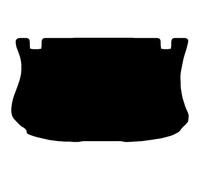 Carsio Carpet Boot Liner Mat For Vauxhall Tigra 2004-2009 Tailored Fit Floor Mat Set Complete Accessory Black Custom Fitted - All Weather, Anti-Slip Backing & Black Trim