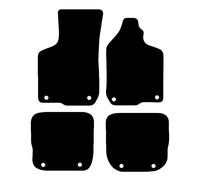 Carsio Carpet Car Mats For Audi A3 8L 1996 2002 4 Piece Set with 4 Clips Tailored Fit Floor Mat Complete Accessory Black Custom Fitted - All Weather, Anti-Slip Backing & Black Trim
