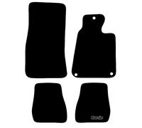 Carsio Carpet Car Mats For BMW 3 Ser E30 Convertible 1984 to 1991 Tailored Fit Floor Mat Set Complete Accessory Black Custom Fitted - All Weather, Anti-Slip Backing & Black Trim