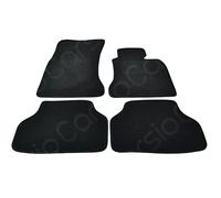 Carsio Carpet Car Mats For BMW E60 5 Series 01 10 Auto 4 Piece Set Tailored Fit Floor Mat Complete Accessory Black Custom Fitted - All Weather, Anti-Slip Backing & Black Trim