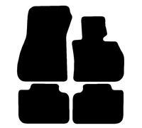 Carsio Carpet Car Mats For BMW X2 2017+ Onwards 4 Piece Set Tailored Fit Floor Mat Complete Accessory Black Custom Fitted - All Weather, Anti-Slip Backing & Black Trim