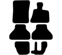 Carsio Carpet Car Mats For BMW X5 E70 2006 2013 7 Seater 6 Piece Set Tailored Fit Floor Mat Complete Accessory Black Custom Fitted - All Weather, Anti-Slip Backing & Grey Trim