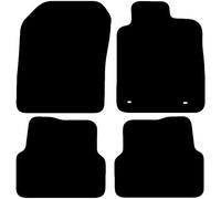 Carsio Carpet Car Mats For Chevrolet Aveo 2012-2015 Tailored Fit Floor Mat Set Complete Accessory Black Custom Fitted - All Weather, Anti-Slip Backing & Black Trim