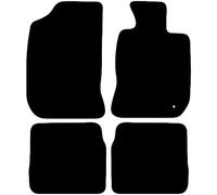 Carsio Carpet Car Mats For Chrysler PT Cruiser 2000-2008 Tailored Fit Floor Mat Set Complete Accessory Black Custom Fitted - All Weather, Anti-Slip Backing & Black Trim