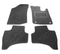 Carsio Carpet Car Mats For Citroen C1 2012 to 2014 2 Clip Version 4 Piece Set Tailored Fit Floor Mat Complete Accessory Black Custom Fitted - All Weather, Anti-Slip Backing & Black Trim