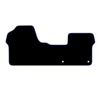 Carsio Carpet Car Mats For Dispatch, Expert, Proace 1 Piece Set Tailored Fit Floor Mat Complete Accessory Black Custom Fitted - All Weather, Anti-Slip Backing & Blue Trim