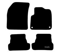 Carsio Carpet Car Mats For DS DS3 Crossback E-Tense 2018+ Onwards Tailored Fit Floor Mat Set Complete Accessory Black Custom Fitted - All Weather, Anti-Slip Backing & Black Trim