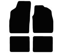 Carsio Carpet Car Mats For Fiat Panda 2006 Onwards 4 Piece Set Tailored Fit Floor Mat Complete Accessory Black Custom Fitted - All Weather, Anti-Slip Backing & Black Trim