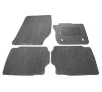 Carsio Carpet Car Mats For Ford Mondeo 2015 onwards 4 Piece Set with 2 Clips Tailored Fit Floor Mat Complete Accessory Black Custom Fitted - All Weather, Anti-Slip Backing & Black Trim
