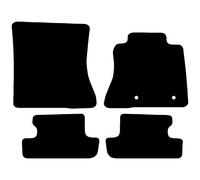 Carsio Carpet Car Mats For Ford Mustang 2015 Onwards 4 Piece Set Tailored Fit Floor Mat Complete Accessory Black Custom Fitted - All Weather, Anti-Slip Backing & Black Trim