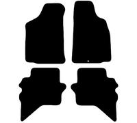 Carsio Carpet Car Mats For Ford Ranger 1999-2006 Double Cab Tailored Fit Floor Mat Set Complete Accessory Black Custom Fitted - All Weather, Anti-Slip Backing & Black Trim