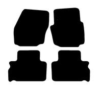 Carsio Carpet Car Mats For Ford S Max 2006 Onwards Tailored Fit Floor Mat Complete Accessory Black Custom Fitted - All Weather, Anti-Slip Backing & Black Trim