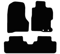 Carsio Carpet Car Mats For Honda Civic 2001 to 2006 (3 Door) Tailored Fit Floor Mat Complete Accessory Black Custom Fitted - All Weather, Anti-Slip Backing & Black Trim