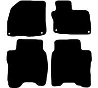 Carsio Carpet Car Mats For Honda Civic 2008-2012 Tailored Fit Floor Mat Set Complete Accessory Black Custom Fitted - All Weather, Anti-Slip Backing & Black Trim