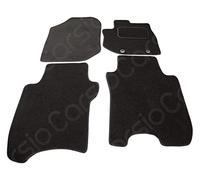 Carsio Carpet Car Mats For Honda Jazz 2008 to 2011 4 Piece Set Tailored Fit Floor Mat Complete Accessory Black Custom Fitted - All Weather, Anti-Slip Backing & Black Trim