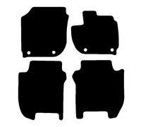 Carsio Carpet Car Mats For Honda Jazz Automatic 2015 Onwards 4 Piece Set Tailored Fit Floor Mat Complete Accessory Black Custom Fitted - All Weather, Anti-Slip Backing & Black Trim