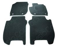 Carsio Carpet Car Mats For Honda Jazz Manual 2015 to 2018 4 Piece Set Tailored Fit Floor Mat Complete Accessory Black Custom Fitted - All Weather, Anti-Slip Backing & Black Trim