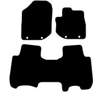 Carsio Carpet Car Mats For Honda Jazz Taxi 2008-2011 Tailored Fit Floor Mat Set Complete Accessory Black Custom Fitted - All Weather, Anti-Slip Backing & Black Trim